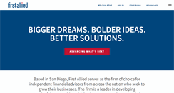 Desktop Screenshot of firstallied.com